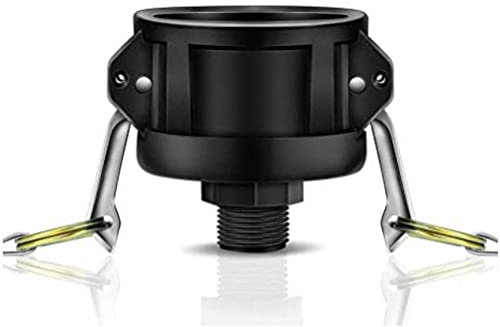 Uinfhyknd IBC Tote Fittings für 275 330 Gallonen Tote Tank - 2 Cam Lock Fittings - für IBC Tote Adapter mit 3/4 Gartengewinde AußEngewinde