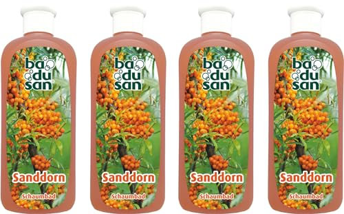 4er Pack Badusan Schaumbad Sanddorn 4x500ml