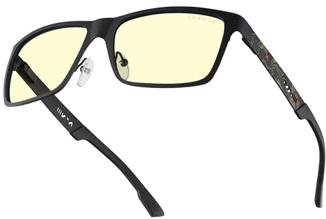 Gunnar Anti-blå ljusglasögon - UAV Call Of Duty Edition | Färg: Onyx Topo | Nyanser: AMBER (65 % blå ljusfiltrering)
