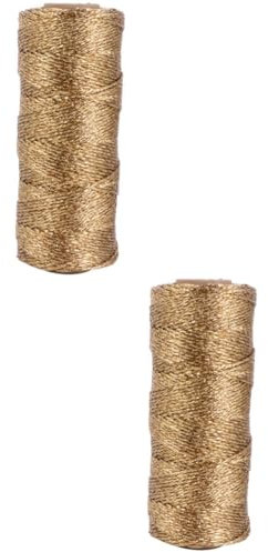 STOBOK 2 Rollen Handwerk Seil Dekorative String Party Dekoration Seil Schnur Baumwolle Gewinde