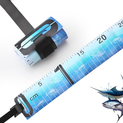 Fish Fisch Maßband 92 cm Lang 5 cm Breit Fishing Fisch-Maßband zum Angeln Fish Fisch Maßband, Fischmaßband Wickelbar Fish Ruler Fisch Maßband Measuring Mat zum Fisch Messen (1 PCS)