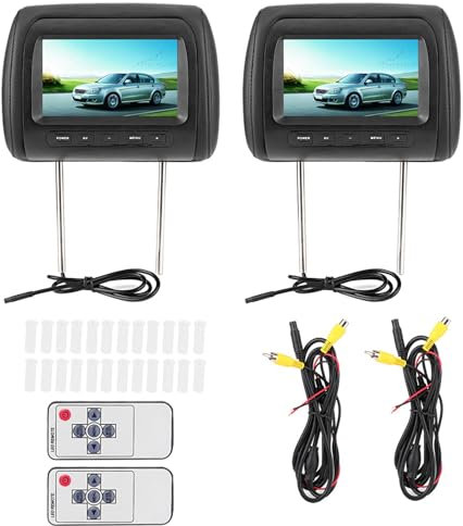 Auto-Monitor-Kopfstützen-Display, TV-Kopfstütze Für Autos, LCD-Bildschirm-Videoplayer Zur Bereitstellung Einer Multifunktionalen Unterhaltungsplattform Für Passagiere