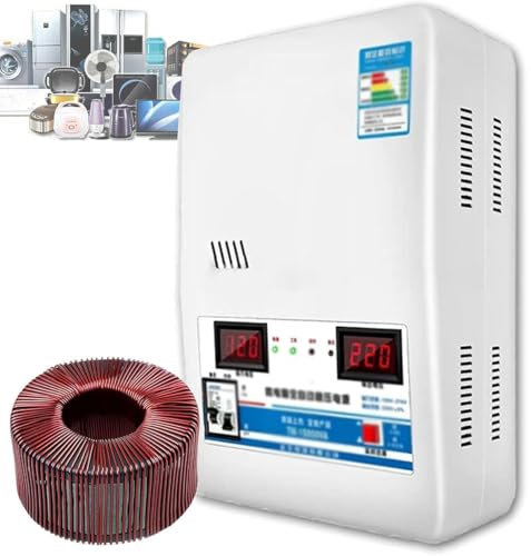 GYQSSD Stabilizzatore Automatico di Tensione,Alimentatore Stabilizzatore Ca Monofase Montaggio a Parete O Disteso 220v Alta Efficienza di Conversione Stabilizzatore di Corrente 120v-280v,20000W