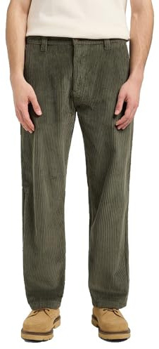 Lee herrjeans lösa arbetskläder chino, lös rak passform, raka ben, Ek moss, 36W / 32L