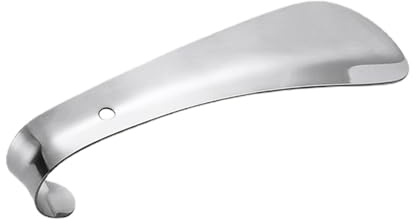 Skodon i metall: 4 cm skorskor för män, långa, rostfritt stålskor, stövlar i rostfritt stål, reseskor, med horn, hjälp för H