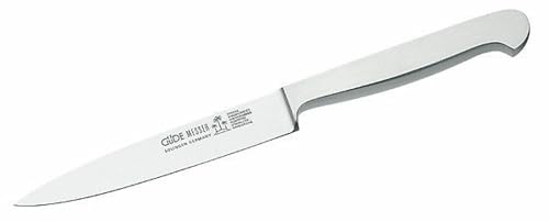 Güde Solingen - Spickmesser geschmiedet, 13 cm, Ganzstahl, KAPPA, Office Messer, Handmade Germany