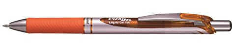 Pentel EnerGel XM BL77 Gelschreiber mit Druckmechanik, orange (1 Stück)