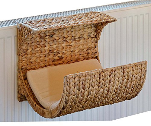 Lycce Heizkörperliege mit weichem Kissen Wasserhyazinthe Ø 35cm x 39cm x 35cm