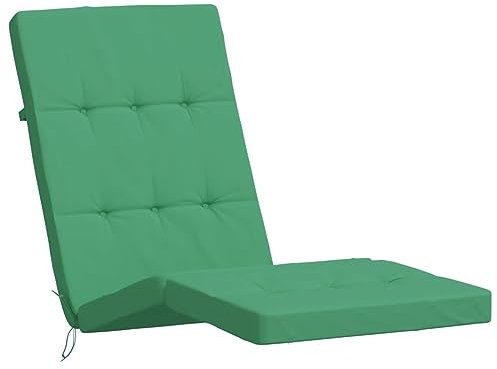 Tidyard 2 STK. Liegestuhl Auflage, Polster Auflage für Deckchair, Polsterauflage für Gartenliege, Liegenauflage Outdoor, Oxford-Gewebe, Grün