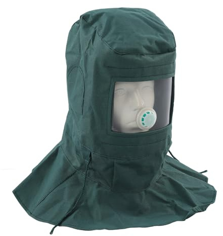 Sand Blasting Hood Cap - Canvas Shawl Sandblaster Protective Gear Mask for Sandblasting, Cutting, Painting, Spraying Sanding, DIY Woodworking Protection Tools