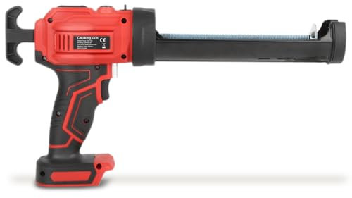 Akku-Kartuschenpistole, Wiederaufladbare Elektrische Hartklebepistole, 4-Gang-Einstellung Hartkleber Abdichtungspistole, für Hausrenovierungen, für Alle 10OZ/300ml Dichtstoffe/Kartuschen