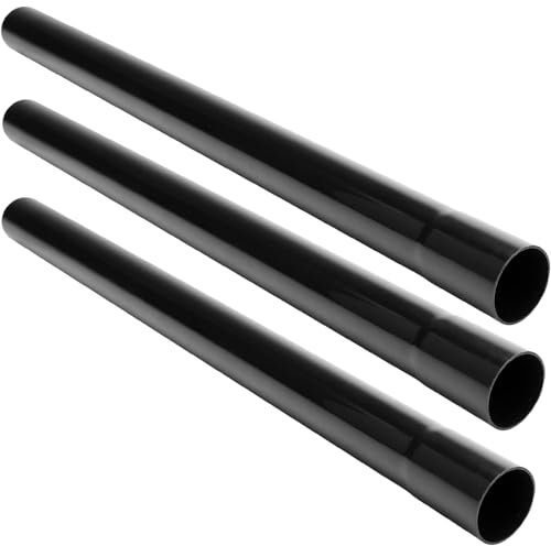 Vacuum Extension Wands 1.25 Inch,Accessories and Attachments 32mm,17.7 Extension Wands for Shop Vac Extension Vacuum Cleaner Tube Wand Attachment Vacuum Pipe Tubes with 1-1/4 Fitting (3pcs)