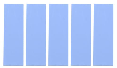 ZDE 5PCS M.2 Thermal Pad 70x22x1mm for M.2 2280 SSD NVMe Heatsinks Thermal Conductive Silicone Pads for Raspberry Pi SSD Laptop Computer CPU GPU LED IC Chipset Cooling