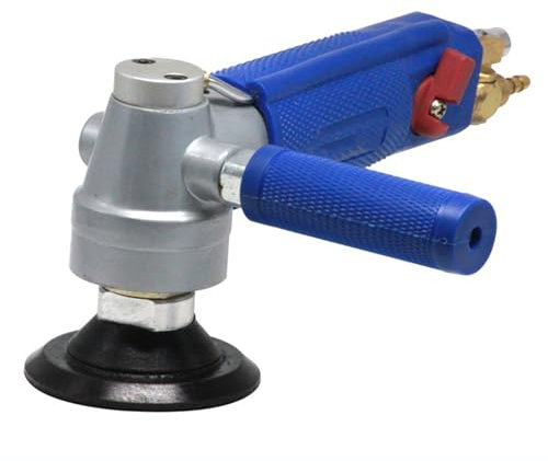 Nassschleifmaschine Für Stein, Tragbarer Nass- Und Luftschleifer Mit Wasserantrieb, Geschwindigkeit 4500 U/min, Chassis-Spezifikationen 75 Mm, Für Polierten Marmor Und Granit