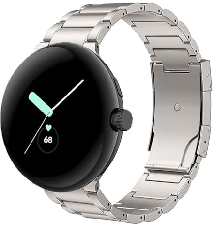 synsing Titan Armband Kompatibel mit Pixel Watch 5/4/3 45mm, Pixel Watch 5/4/3/2/1 41mm Armband, Metallarmband für pixel watch 45mm Zubehör für Männer und Frauen