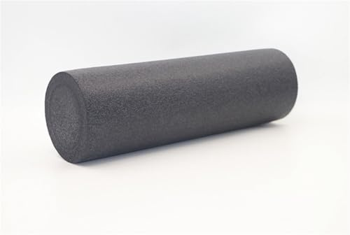 Pilates Rouleau en Mousse EPE Yoga Roller 30/45/60/90 cm Couleurs Multiples à Haute densité Pilates Massage Rouleau Fitness Accessoire Yoga(Black 60cm)