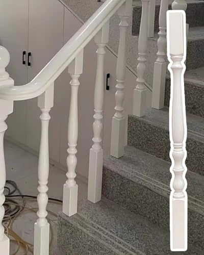 Kit di balaustre per scale in legno, resistenti pali interni per ringhiera per scale per una maggiore sicurezza ed eleganza nelle scale di casa