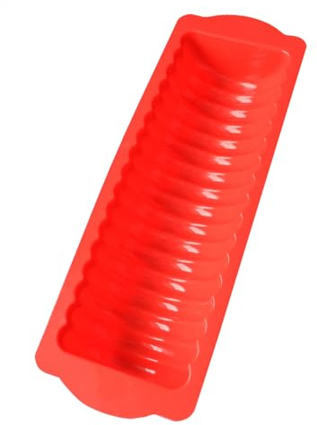 FUNNETOYU Molde de Silicona para Pan de Acanalado Utensilio para Hornear Pan y Perros Calientes para Repostería DIY Color Aleatorio Color Aleatorio Color Aleatorio