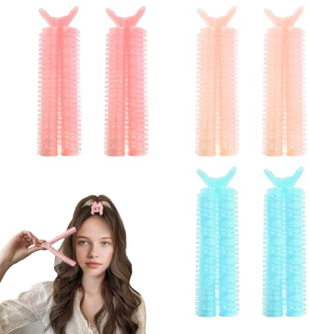 VYNZOR Clip de volumen,6 piezas Clip de volumen, pinzas para el cabello sin costuras naturales para peinar, pinzas para la raíz del cabello para dar volumen, para el cabello(Multicolor)