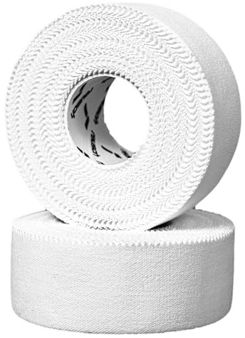 Reusch Sport Tape | 2 Rollen Set | 25 mm | atmungsaktiv & wasserabweisend | hohe Zugfestigkeit, einfach abreißbar & zuverlässig, 2,5cm x 10m, Sporttape, Tapeverband, Fingertape für Torhüter