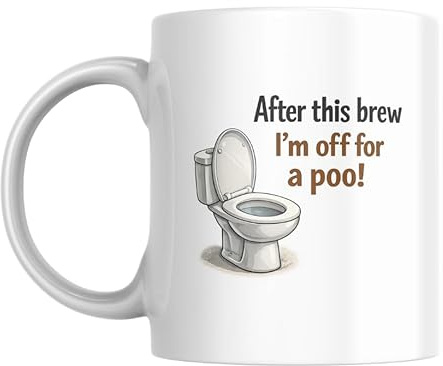 Ashton and Finch Funny Office Mug – Toilet Humour 330ml Coffee Cup