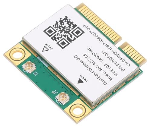 Aramox Tarjeta WLAN PCI-E, Tarjeta de Red de Doble Banda con Bluetooth 4.2, Velocidad de 1200 Mbps para PC y Portátiles