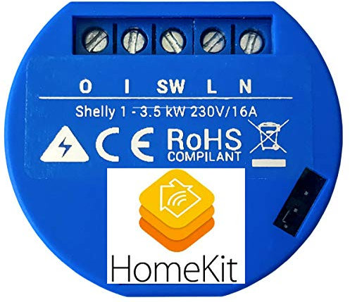 Shelly 1 homekit Compatibile con firmware by Passionedomotica WiFi Apple casa