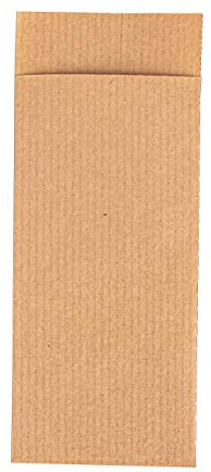 Rayher Papiertüten mini, zum Befüllen, 50 Stück, kraft, 5,3 x 11,5cm, 60g/m2, Geschenktüten lebensmittelecht, Papiersterne basteln, Adventskalendertüten, 67245521