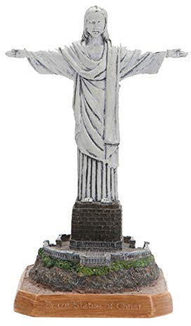 GGMWDSN Statuen Und Skulpturen, Christus Statue In Rio de Janeiro, Brasilien, Gedenkskulptur Harz Handwerk, ReferenzgebäUde Modell Handwerk Dekoration Home Decoration