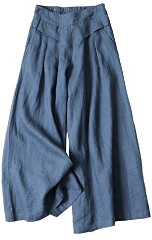 Femme Harem Pantalon Yoga Sarouel Legers Hippie Baggy Léger Taille Haute avec Poches Été Plage Pantalon Aladin Jogging - XL