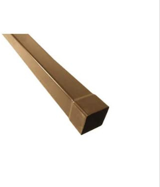 TUBO IN PVC MARRONE QUADRO 80X80 DA 1 METRO