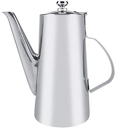 LeGDOr Teiera in Acciaio Inossidabile da 2 Litri, bollitore per tè e caffè Addensato per Utensili da Pranzo in Famiglia (ugello Lungo)