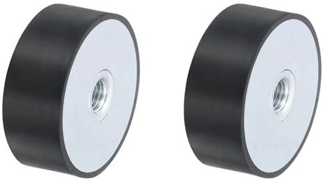 QUARKZMAN 2 Stück 50 x 20mm M10 Gummidämpfer, Multi-Typ-Gummipuffer,Schwingungsdämpfer für Motorraum und Luftkompressoren