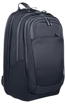 HP Unisex Travel Plus 30 L 17 tums laptopryggsäck, svart, L