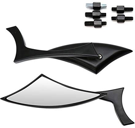 Rynplex 2 teile/para M10 M8 Motorrad Rückspiegel 360 ° Drehbare Motorrad Seite Spiegel Rückspiegel Verstellbare Motorradspiegel