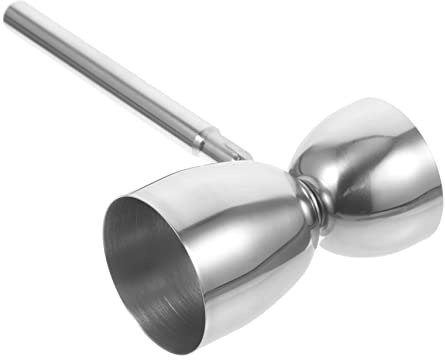 CHICAMPERA Misurino Doppio in Acciaio Resistente 30/60 Ml, Jigger Professionale per Cocktail e Bevande, Strumento di Misurazione Bar per Feste, Casa, Ristorante e Bar
