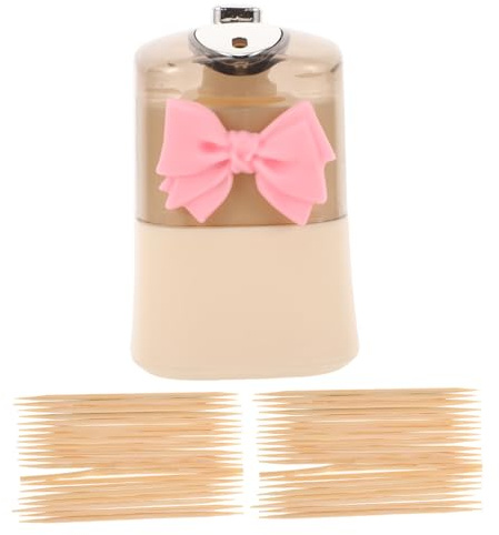 FUNNETOYU Dispenser Automatico Stuzzicadenti da capacità Elevata Portastuzzicadenti Multifunzione per Cucina Design Compatto e Riutilizzabile per Organizzazione