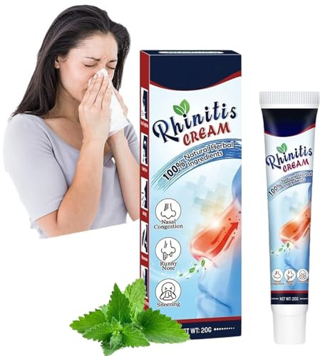 Nose Cream,Nasal Moisturizer,Nasal Gel for Dry Nose,Nasal Cream for Sore Inside Nose,Natural & Safe Soothing Nasal Gel,Hydrating Mild Acting,Dry Relief,Soothing,Fresh Mint Flavor
