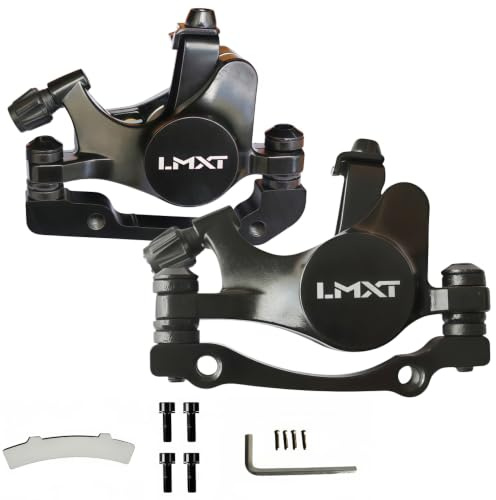GUOFANG LMXT Bicycle disc brake mechanical caliper, dual-piston, universal front and rear disc brake, wear-resistant disc brake, suitable for most standard mountain bikes