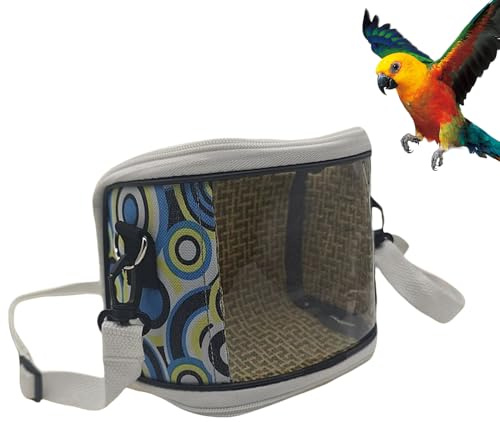 Fågeltransportlåda för resor – undulat utomhusbärbur, oskiljbar bärväska | för Conure veterinärbesök korta resor, flyttpromenader, camping, husdjursägare, djurälskare