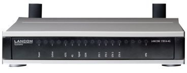 Lancom 1781 a 4G Router, ISDN/WWAN/DSL, Switch a 4 porte, GigE, PPP Router, VPN con Multi Mode ADSL2 + (Annex a/b/J/M) e int. Modem LTE con fino a 100 Mbit/s, retrocompatibile HSPA +, hsxp