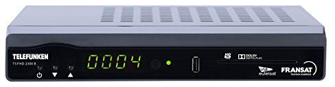 Telefunken Fransat HD TSFHD 2300 B Récepteur TNT Noir