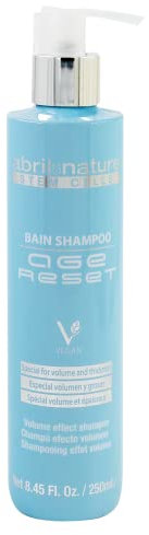 abril et nature - Shampoo Volumizzante Per Capelli Fini, Formula Leggera, Shampoo Volumizzante, Con Acido Ialuronico, Capelli Morbidi e Voluminosi, 250 ml