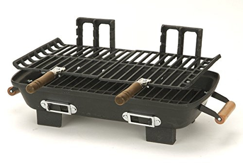 NEW Marsh Allen 30052 Cast Iron Hibachi Charcoal Grill 10 by 18-Inch Camping .#GH45843 3468-T34562FD541028