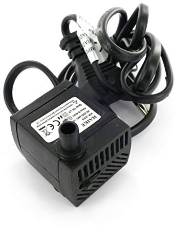 Ferrari & Arrighetti Pompa per Presepe Adatta a Fontane, Corsi d'Acqua, Cascate, 150 L/H, 220V, Pompa per Accessori con Acqua per Fontane, Cascate e Corsi d'Acqua di Presepe, Prevalenza 30 Cm