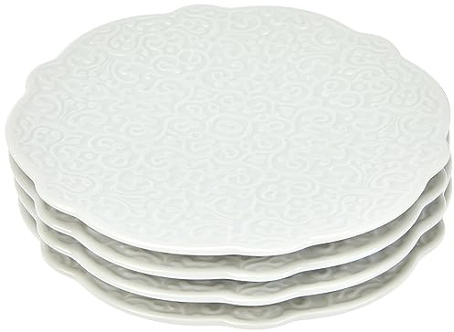 Alessi MW01/77 Soucoupe pour Tasse à Moka Céramique Blanc 16,00 x 16,00 x 17,00 cm