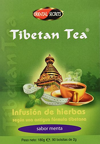 Tibetan Tea Infusión de Hierbas Menta - 90 bolsitas