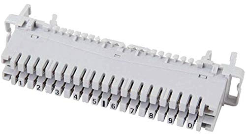 EFB Elektronik 46006.2F LSA Leisten Baureihe 2 PROFIL Anschlussleiste 2/10, mit Farbcode 10 Doppelad