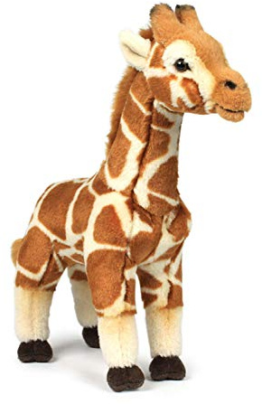 WWF 15195005 Plüsch Kollektion WWF14797 Plüsch-Giraffe, braun, 31 cm