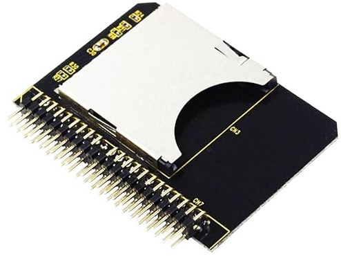 Sintech Tarjeta adaptadora SD SDHC SDXC a tarjeta adaptadora IDE de 44 pines como controlador IDE de 2.5 pulgadas y 44 pines